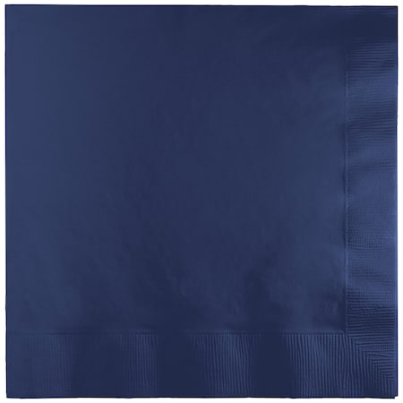Touch Of Color Navy Blue Dinner Napkins 3 ply, 8.5"x8", 250PK 591137B